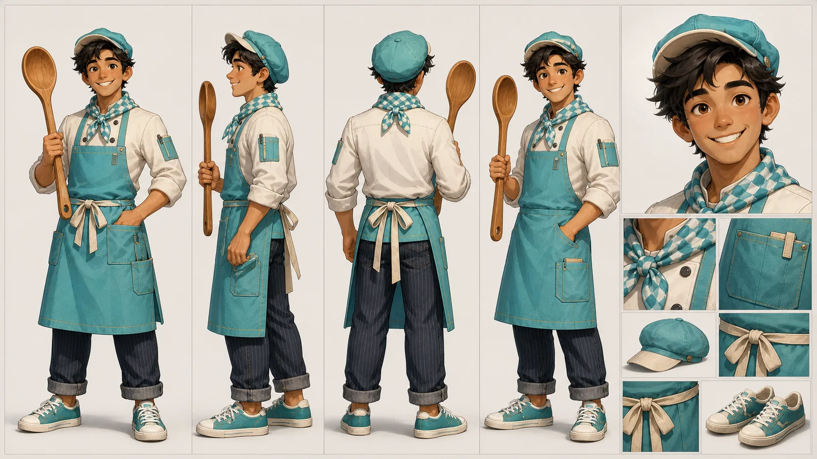 Ficha do personagem Mascote Chef gerada com LumiYing