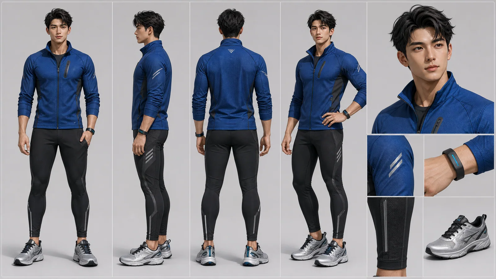 Ficha de personagem do Coach do aplicativo de bem-estar gerada com LumiYing