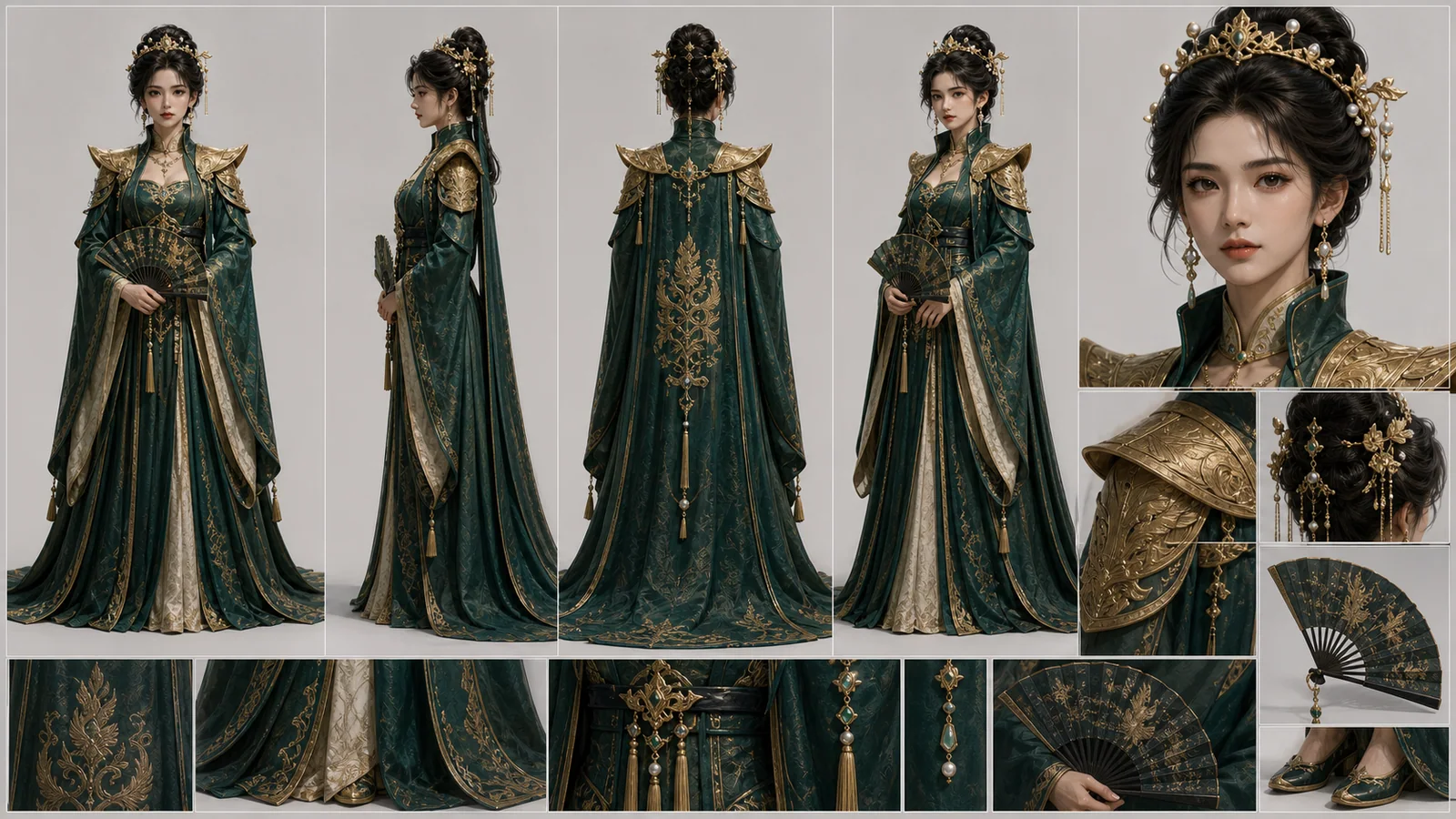 Ficha de personagem da Rainha do jogo de estratégia gerada com LumiYing
